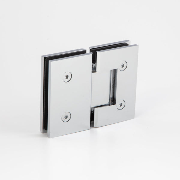 Boston 6-8mm Glass to Glass 180 Degree Shower Hinge - Polished Chrome