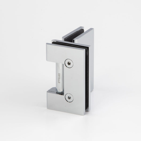 Boston 6-8mm Glass to Glass 180 Degree Shower Hinge - Polished Chrome