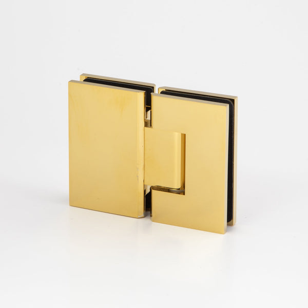 Boston Glass to Glass 180 Degree Hinge Polished Gold