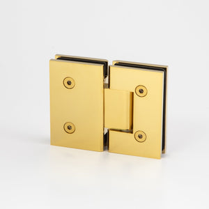 Boston Glass to Glass 180 Degree Hinge Polished Gold