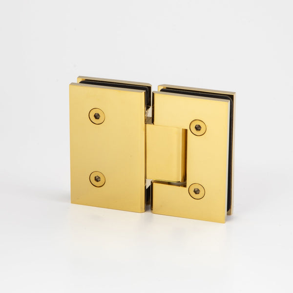 Boston Glass to Glass 180 Degree Hinge Polished Gold