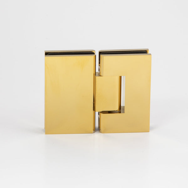 Boston Glass to Glass 180 Degree Hinge Polished Gold