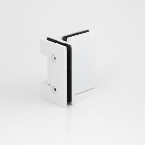 Boston 6-8mm Glass to Glass 180 Degree Shower Hinge - White