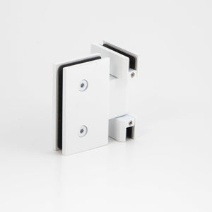 Boston Glass to Glass 180 Degree Hinge White
