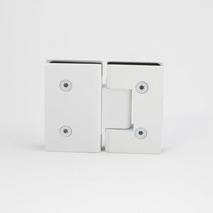 Boston Glass to Glass 180 Degree Hinge White