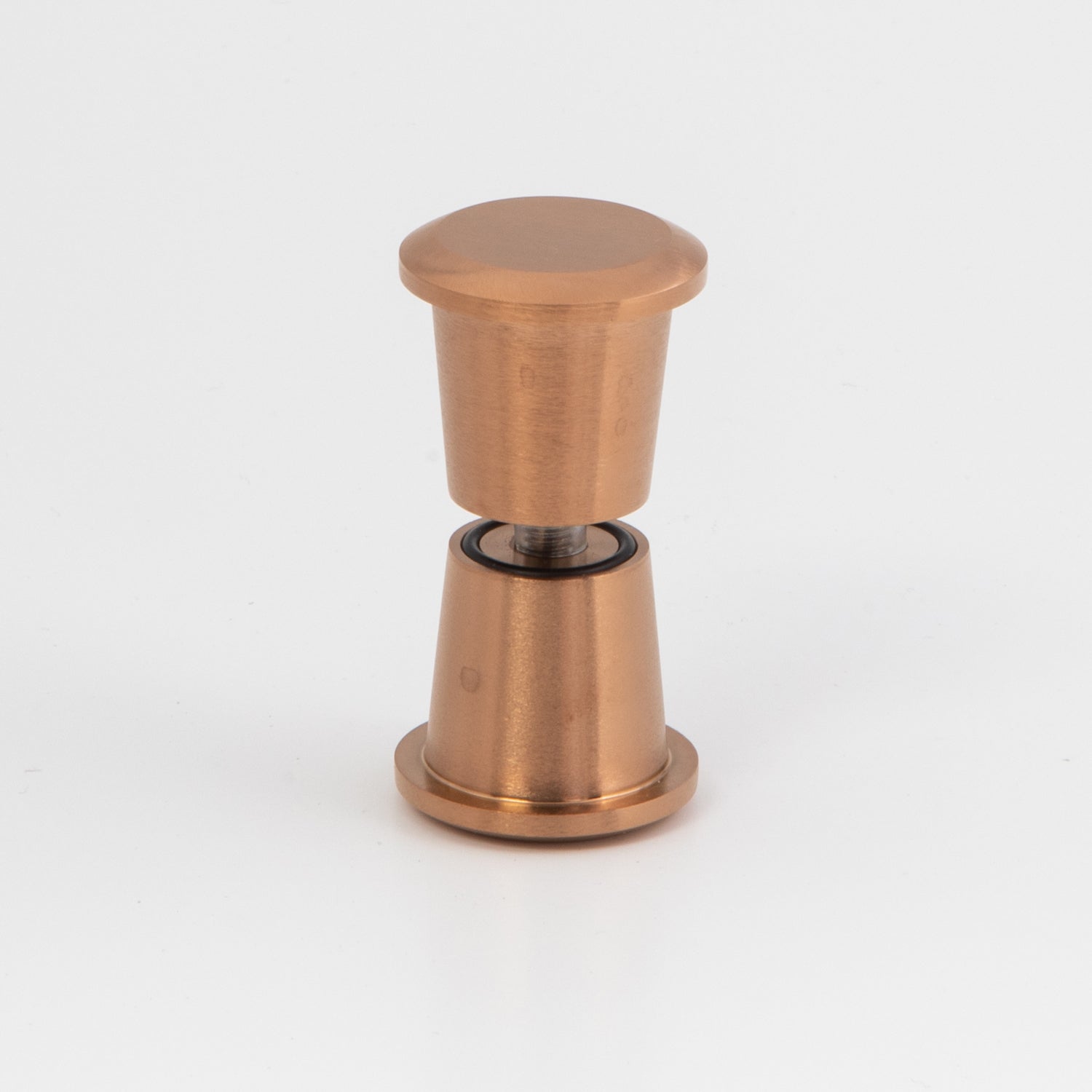 Stealth / Boston Round Knob - Brushed Rose Gold