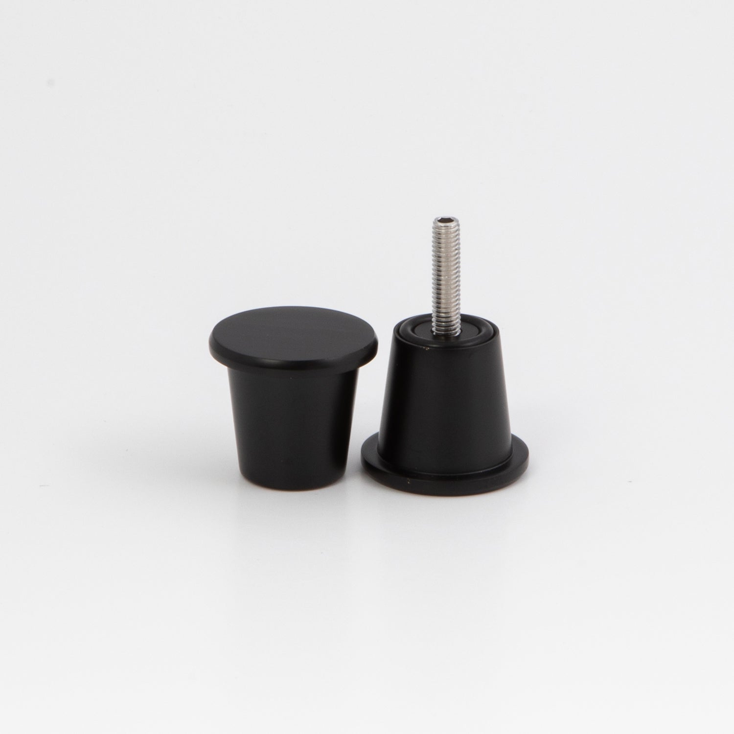 Stealth / Boston Round Knob - Matte Black