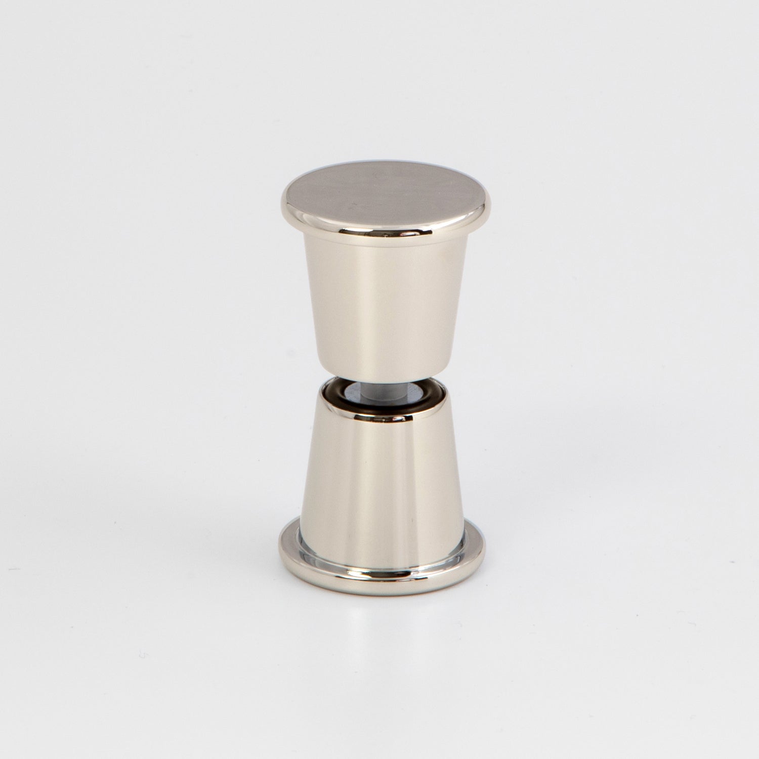 Stealth / Boston Round Knob - Polished Nickel