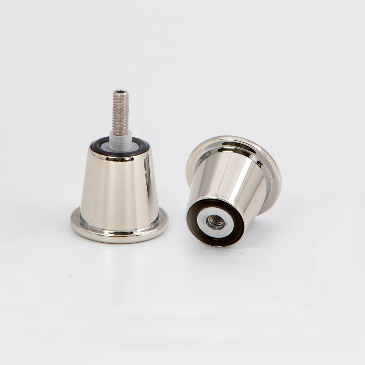 Stealth / Boston Round Knob - Polished Nickel