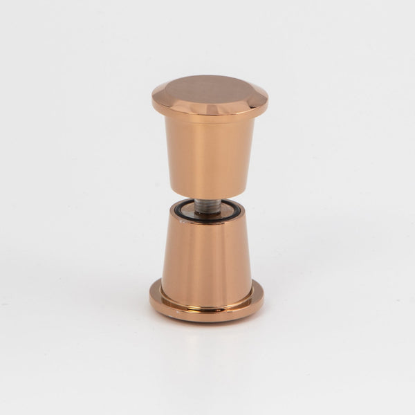 Round Door Knob Polished Rose Gold