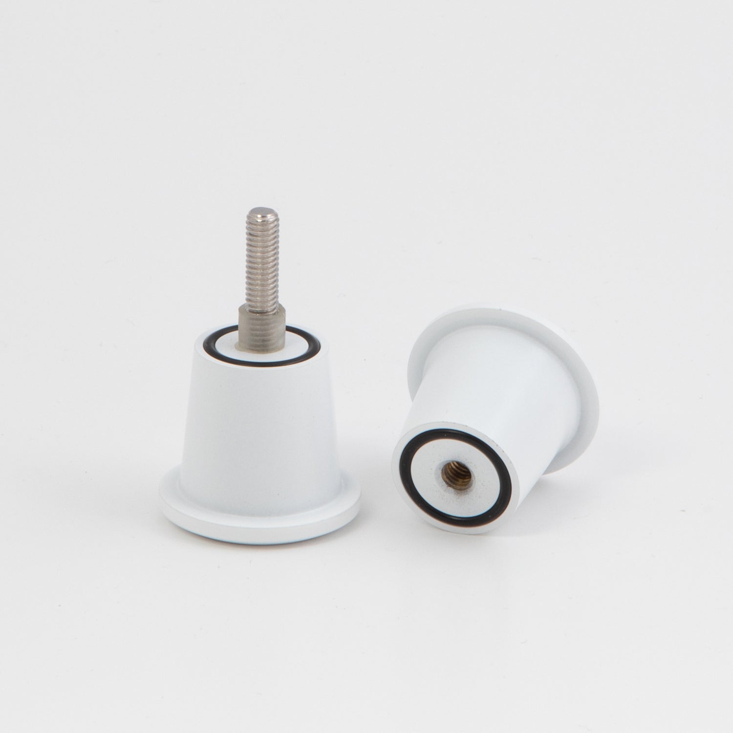 Stealth / Boston Round Knob - White