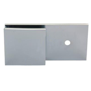 Wall to Glass 180 degree Inline Bracket Brushed Gun Metal