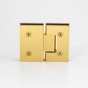 180 degree glass to glass hinge Polished Gold