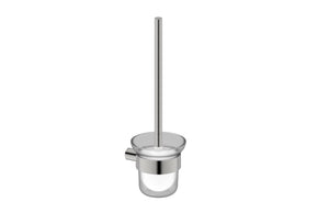 Statesman Toilet Brush and Holder Satin Nickel
