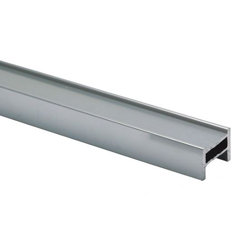 Aluminium Shower Hob System 2000mm Satin Nickel