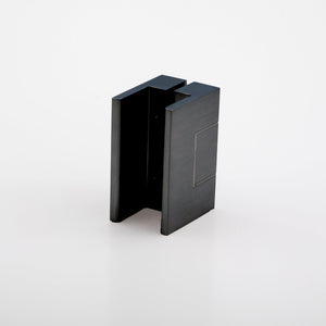 Statesman Shower Door Handle Brushed Gun Metal