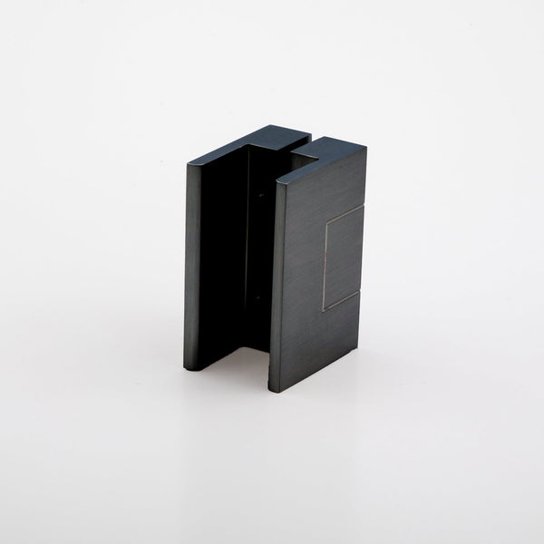 Statesman Shower Door Handle Brushed Gun Metal