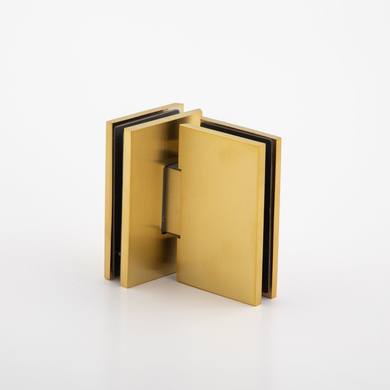 Statesmen Hinge - Brushed Brass Electro