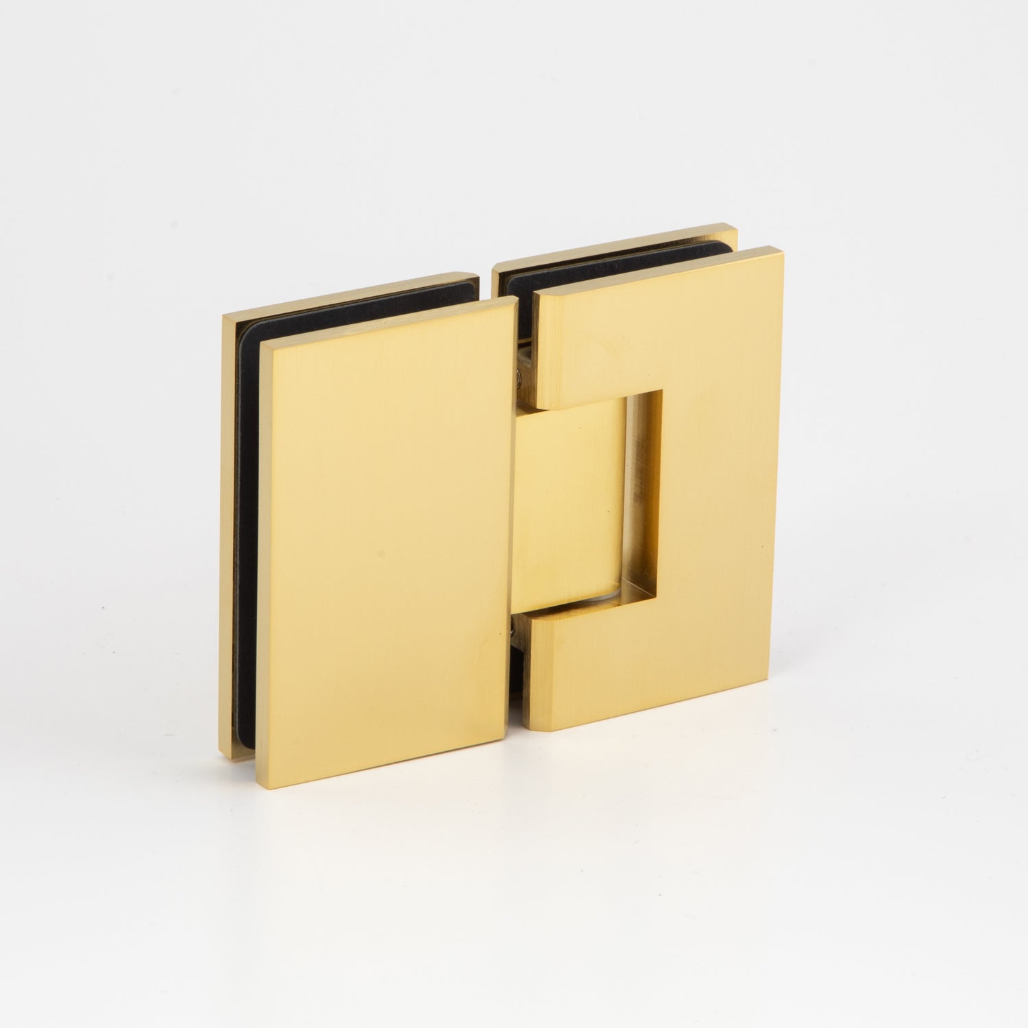 Stealth Hinge - Brushed Brass Electro