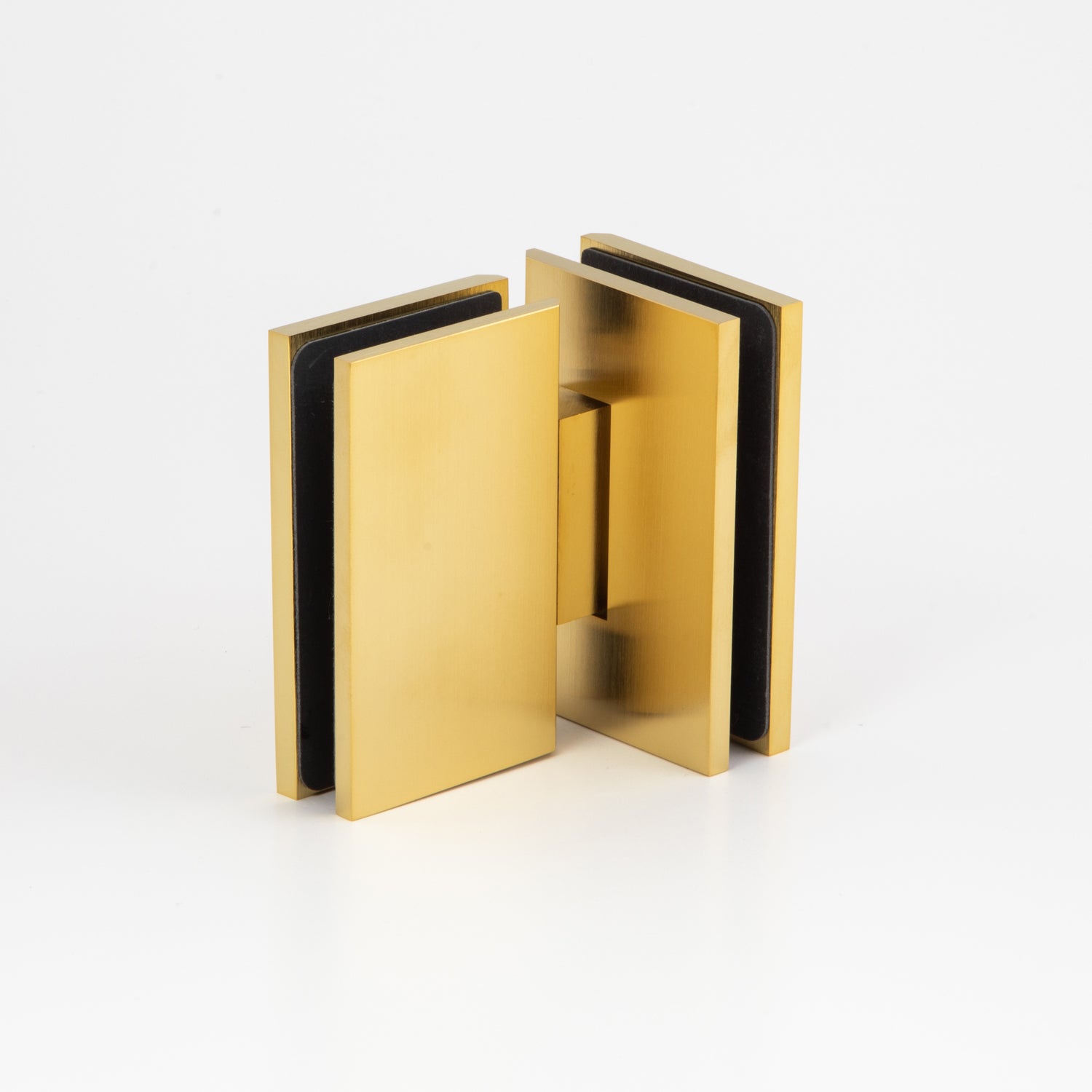 Stealth Hinge - Brushed Brass Electro