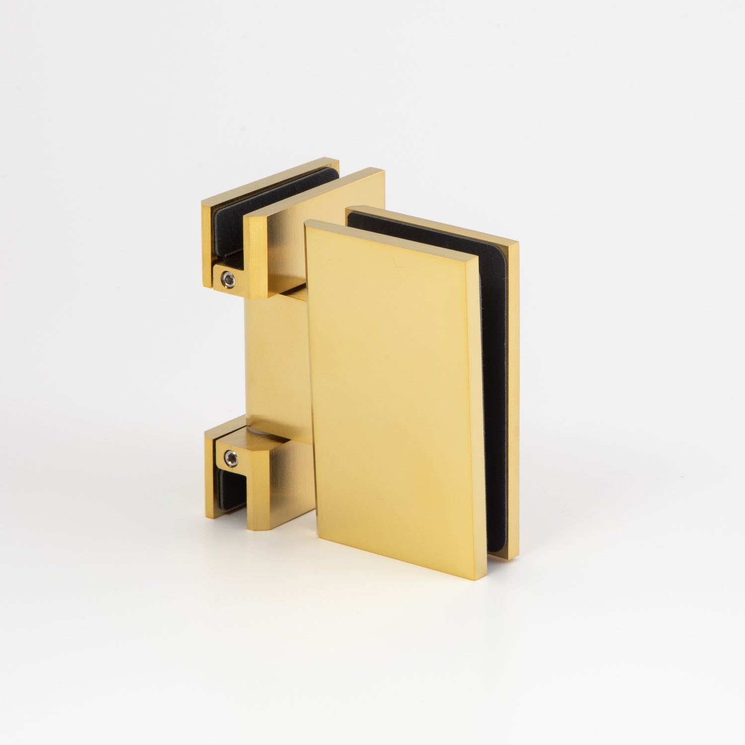 Stealth Hinge - Brushed Brass Electro