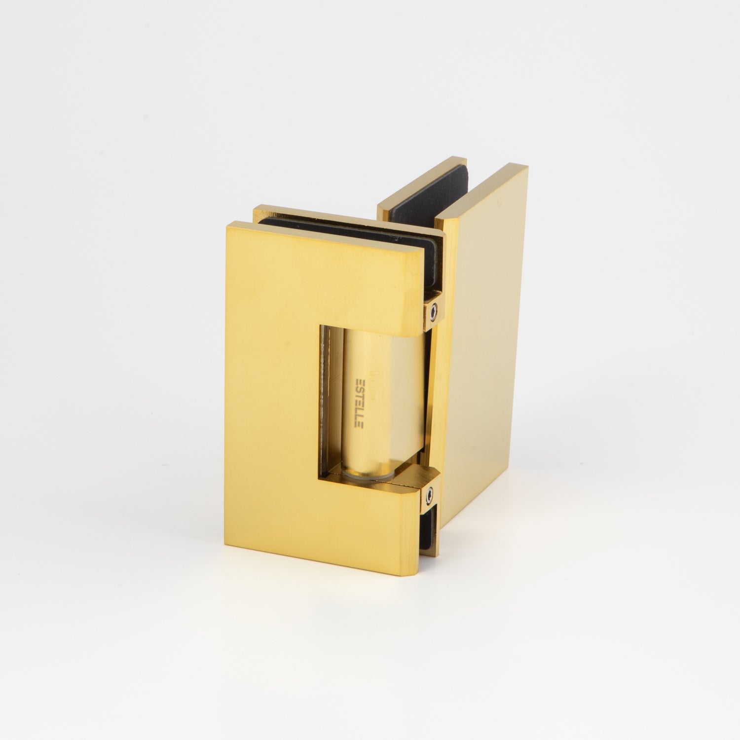 Stealth Hinge - Brushed Brass Electro