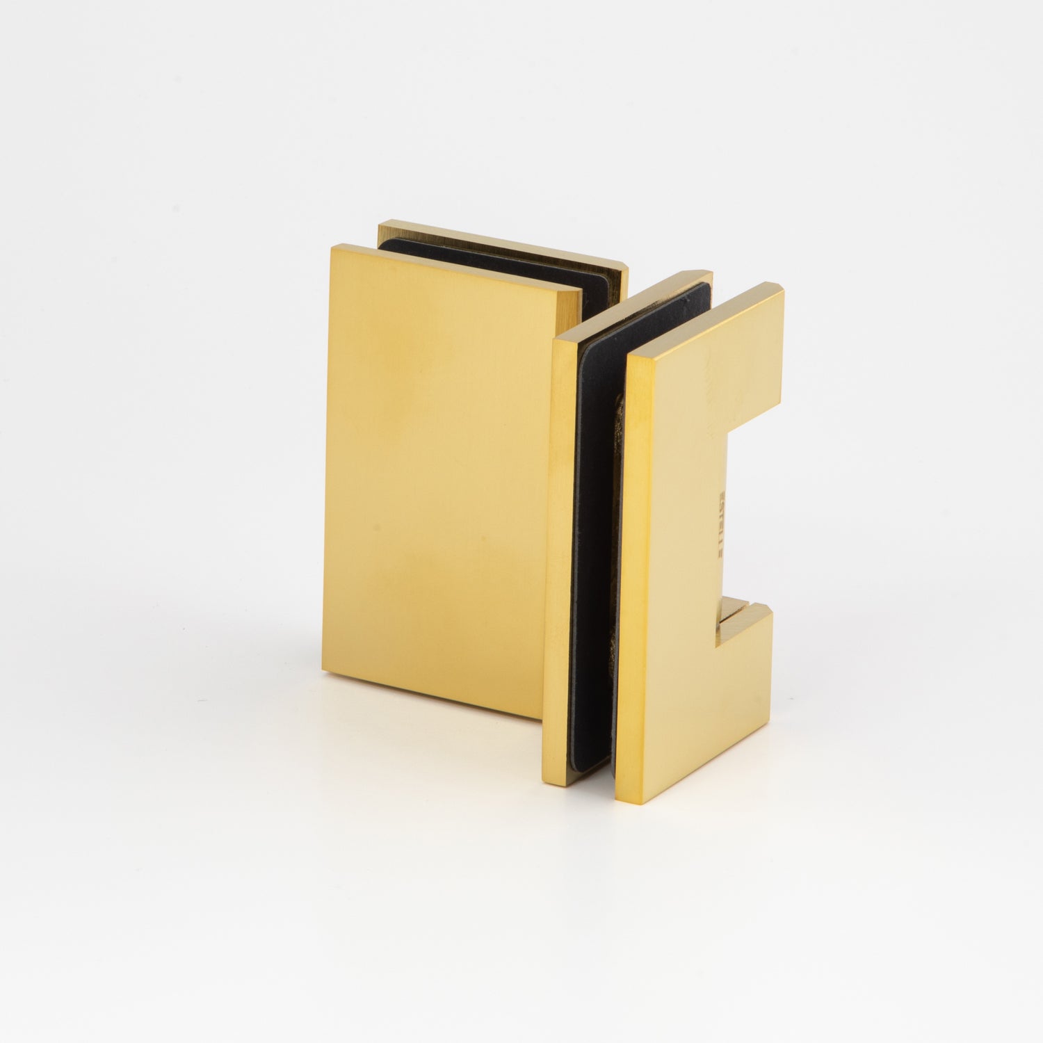 Stealth Hinge - Brushed Brass Electro