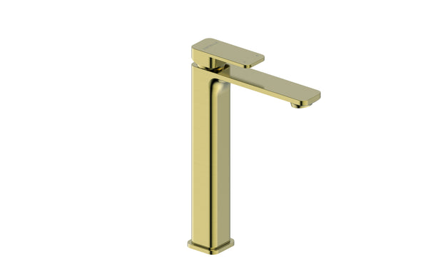 Boston Basin Mixer Tall Brushed Brass