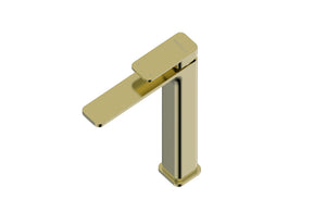 Boston Basin Mixer Tall Brushed Brass