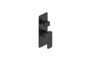 Boston Shower Mixer with Diverter Matte Black