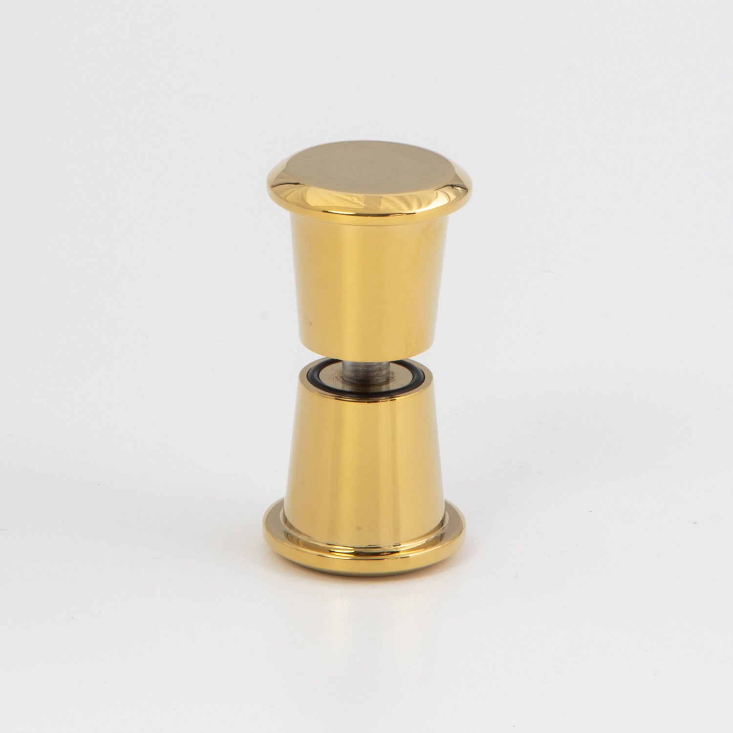 Stealth / Boston Round Knob - Polished Brass