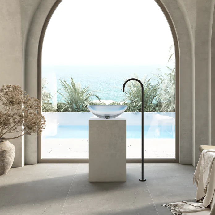 Wow Translucency Oval Above Counter Basin Crystal Clear