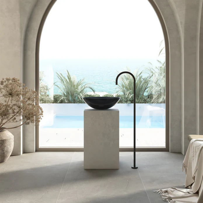 Wow Translucency Oval Above Counter Basin Morion Black