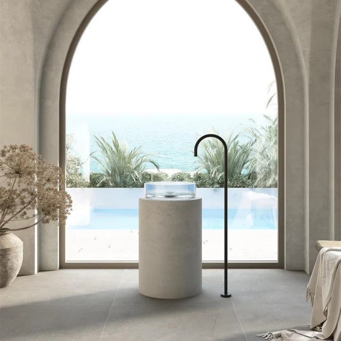Wow Translucency Round Above Basin Counter Crystal Clear