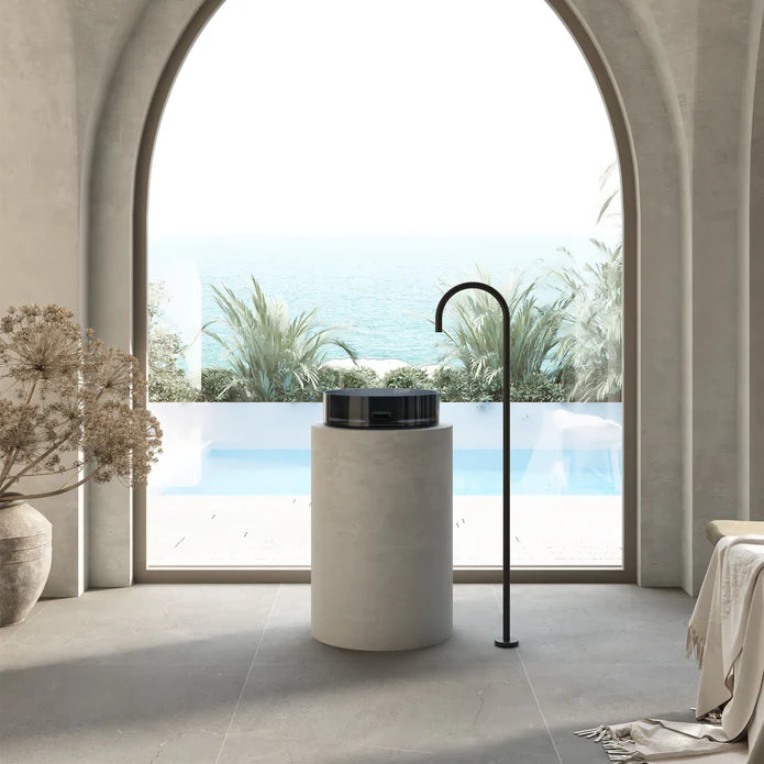 Wow Translucency Round Above Counter Basin Morion Black