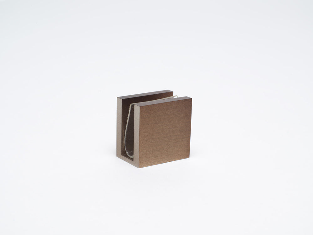 Industry Boutique Wall to Glass 90 Degree 10mm Clamp - Copper Blush
