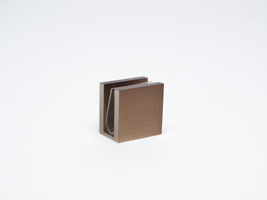 Boutique Range Wall to Glass 90 Degree 10mm Clamp - Copper Blush