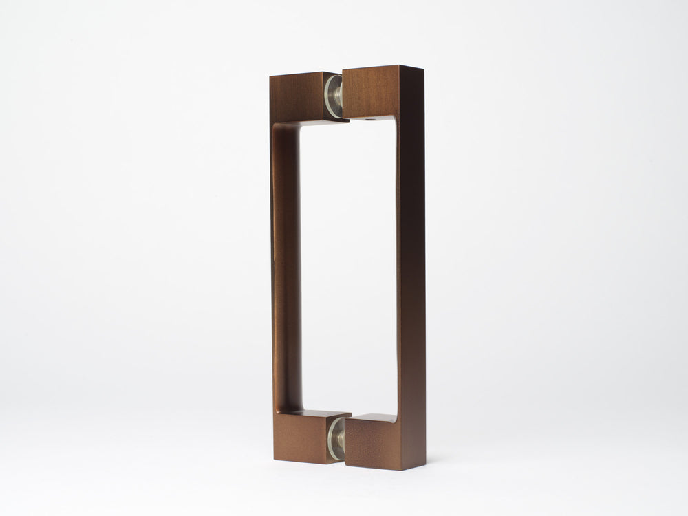 Boutique Range Square Double Pull Shower Handle - Copper Blush