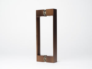 Boutique Range Square Double Pull Shower Handle - Copper Blush