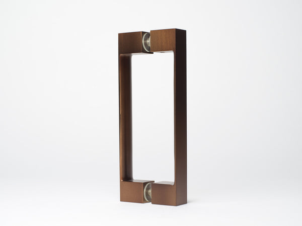 Boutique Range Square Double Pull Shower Handle - Copper Blush