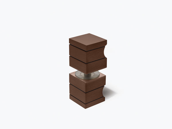Boutique Range Square Door Knob - Copper Blush
