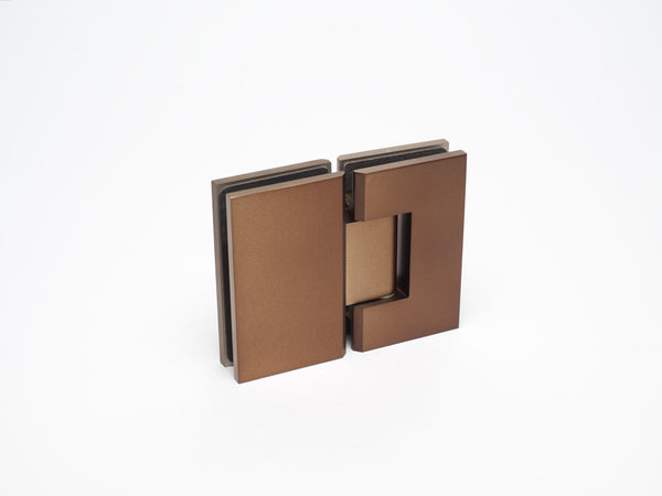 Industry Boutique Glass to Glass 180 Degree Hinge -  Copper Blush