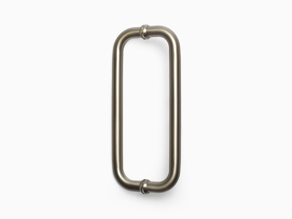 Round Double D Style Double Pull Shower Handle 275 mm - Champagne Gold