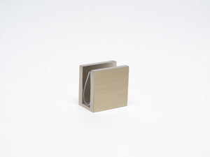 Boutique Range Wall to Glass 90 Degree 10mm Clamp Champagne Gold