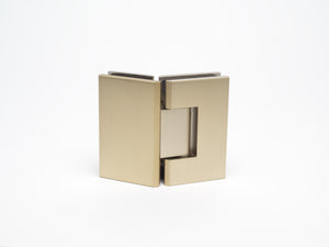 Boutique Range Glass to Glass 135 Degree Hinge - Champagne Gold