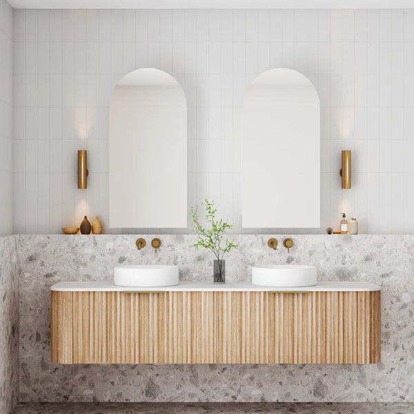 Cassa Designs Archied 450mm Shaving Cabinet Matte White