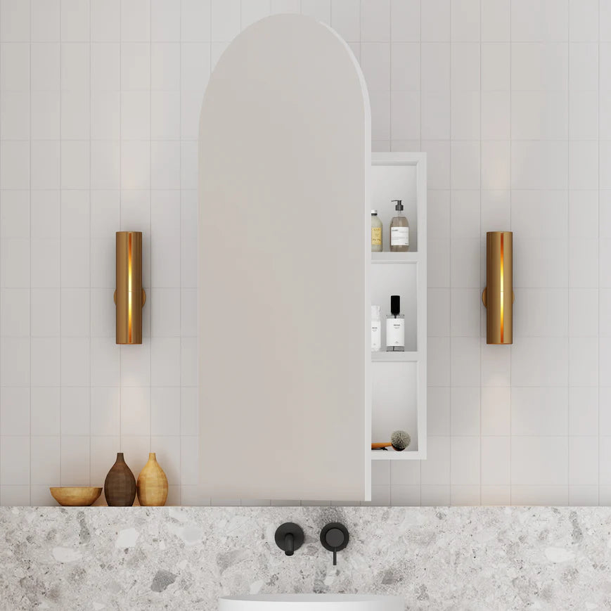Cassa Designs Archied 450mm Shaving Cabinet Matte White