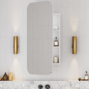 Cassa Designs Rec 450mm Shaving Cabinet Matt White