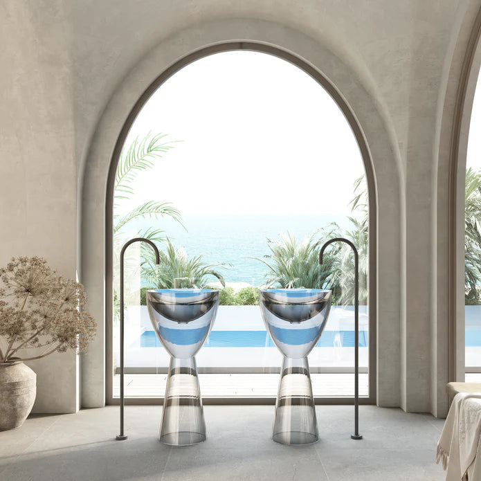 Wow Translucency Pedestal Basin Crystal Clear