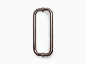 Round Double D Style Double Pull Shower Handle 275 mm - Dusty Rose